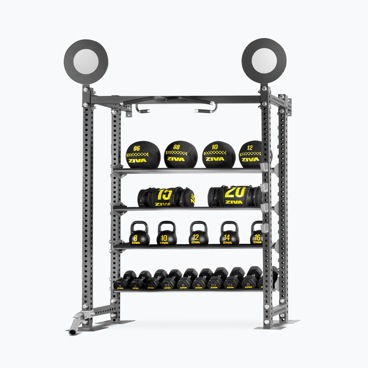 Khung Gánh Tạ, Power Racks & Giàn Rigs (Rigs & Racks) | ZIVA® 109 Hệ Thống Kệ Lưu Trữ Thiết Bị Đa Năng ZIVA XP