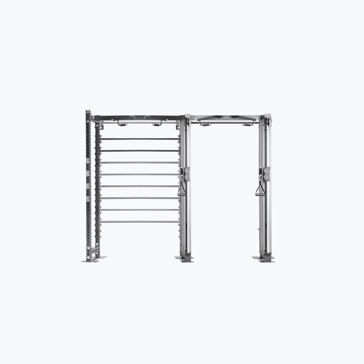 Khung Gánh Tạ, Power Racks & Giàn Rigs (Rigs & Racks) | ZIVA® 81 Trạm Máy Kéo Cáp Đa Năng ZIVA XP Kèm Đòn Tạ Olympic Huấn Luyện Hiệu Suất Cao ZIVA XP