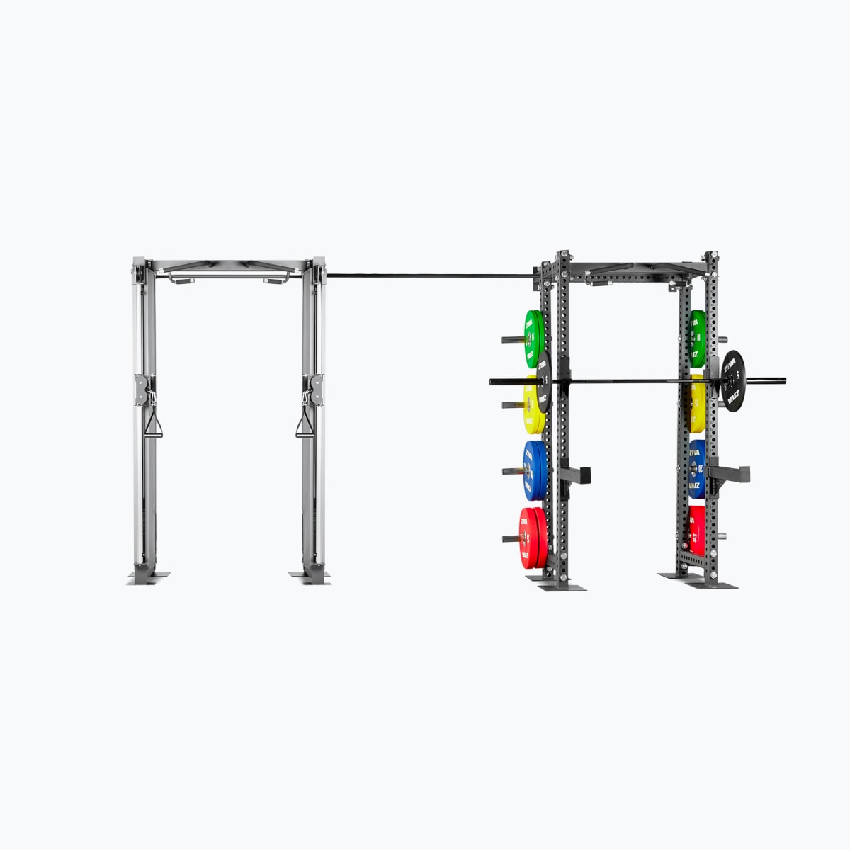Khung Gánh Tạ, Power Racks & Giàn Rigs (Rigs & Racks) | ZIVA® 85 Tổ Hợp Trạm Máy Kéo Cáp Đa Năng ZIVA XP Tích Hợp Thiết Bị Gym ZIVA XP Single Pull Up Bar, Khung Gánh Tạ Half Rack Gắn Tường ZIVA XP