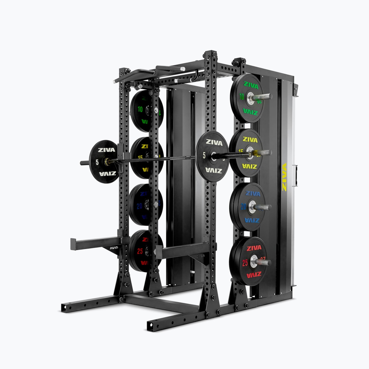 Khung Gánh Tạ, Power Racks & Giàn Rigs (Rigs & Racks) | ZIVA® 78 Khung Gánh Tạ Half Rack Tích Hợp Kéo Cáp ZIVA XP