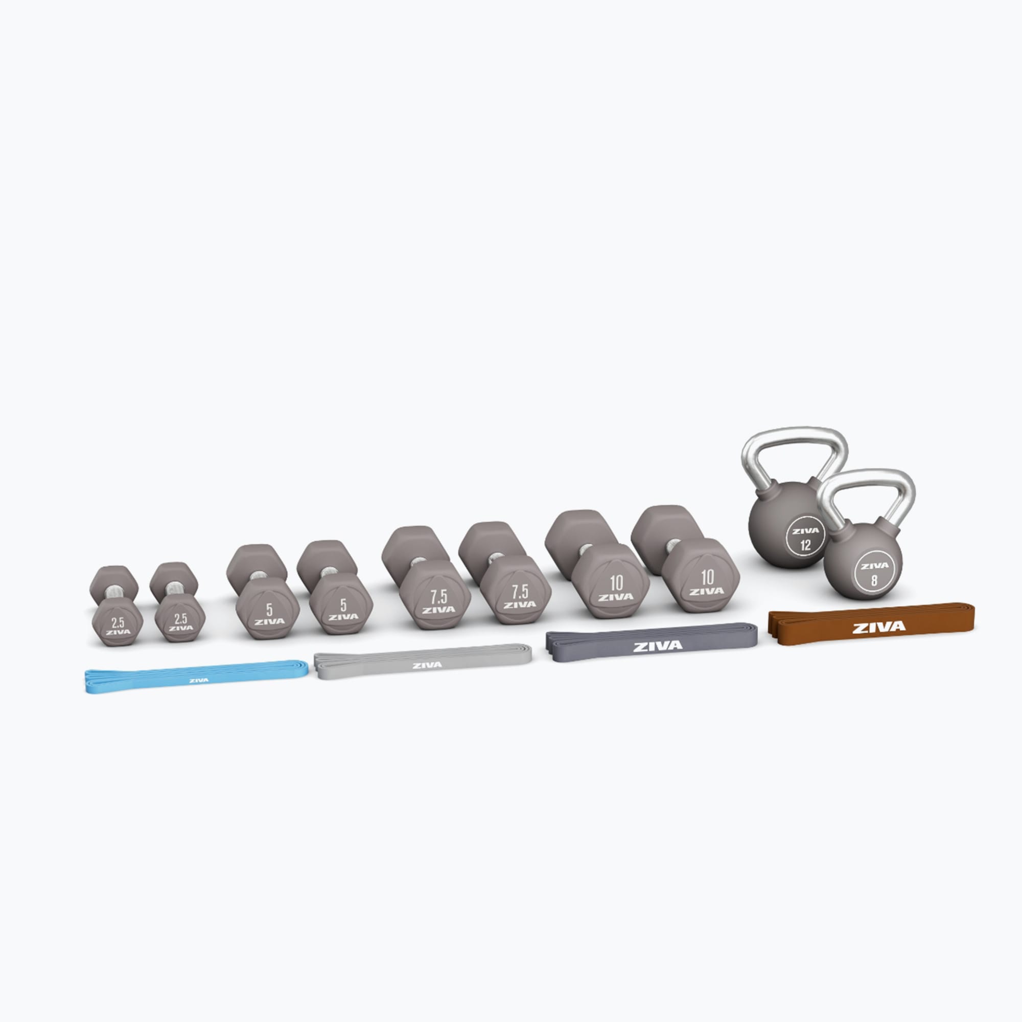 LUMINA FUNCTIONAL BENCH (4-PAIR DUMBBELLS)