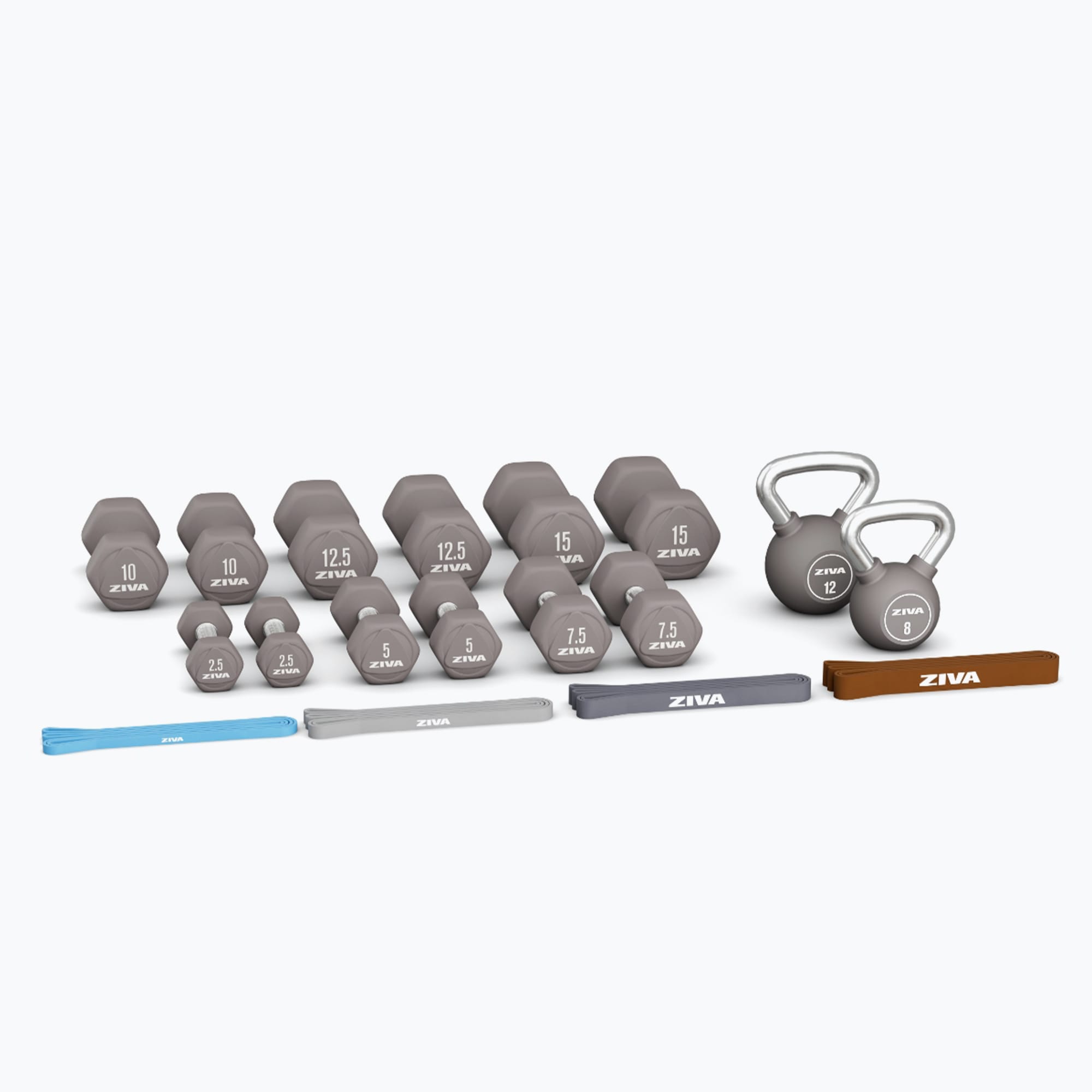LUMINA FUNCTIONAL BENCH (6-PAIR DUMBBELLS)