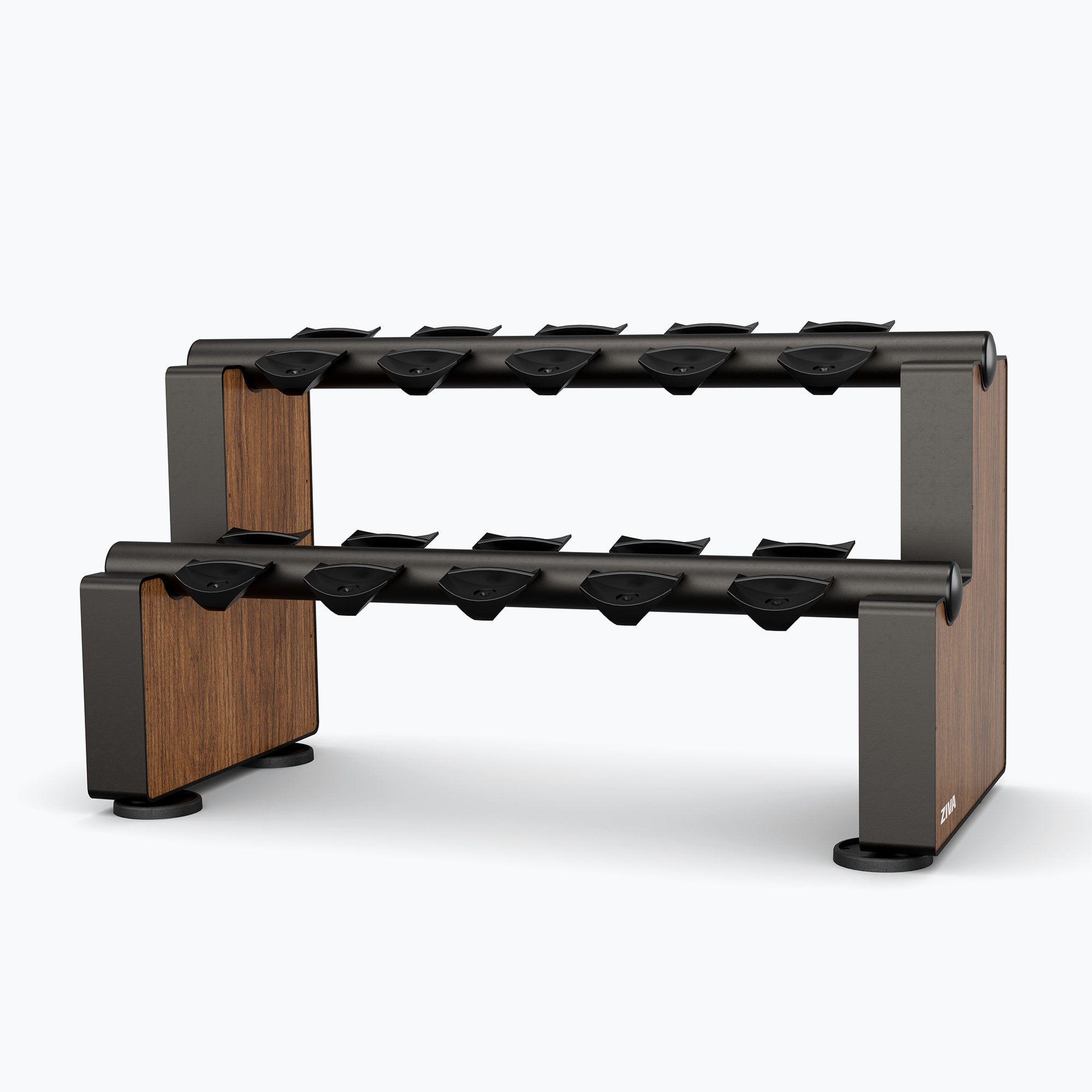 LUMINA COMPACT HORIZONTAL DUMBBELL RACK