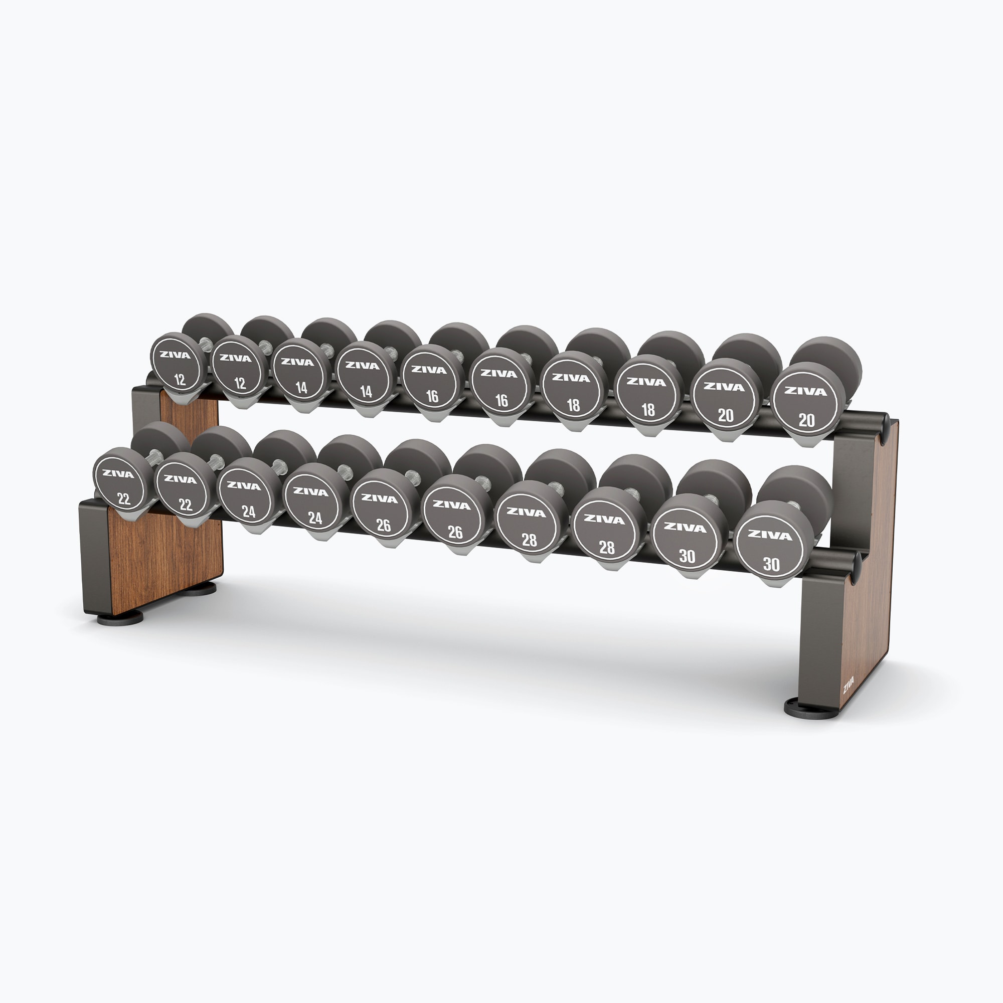 LUMINA LARGE HORIZONTAL DUMBBELL RACK