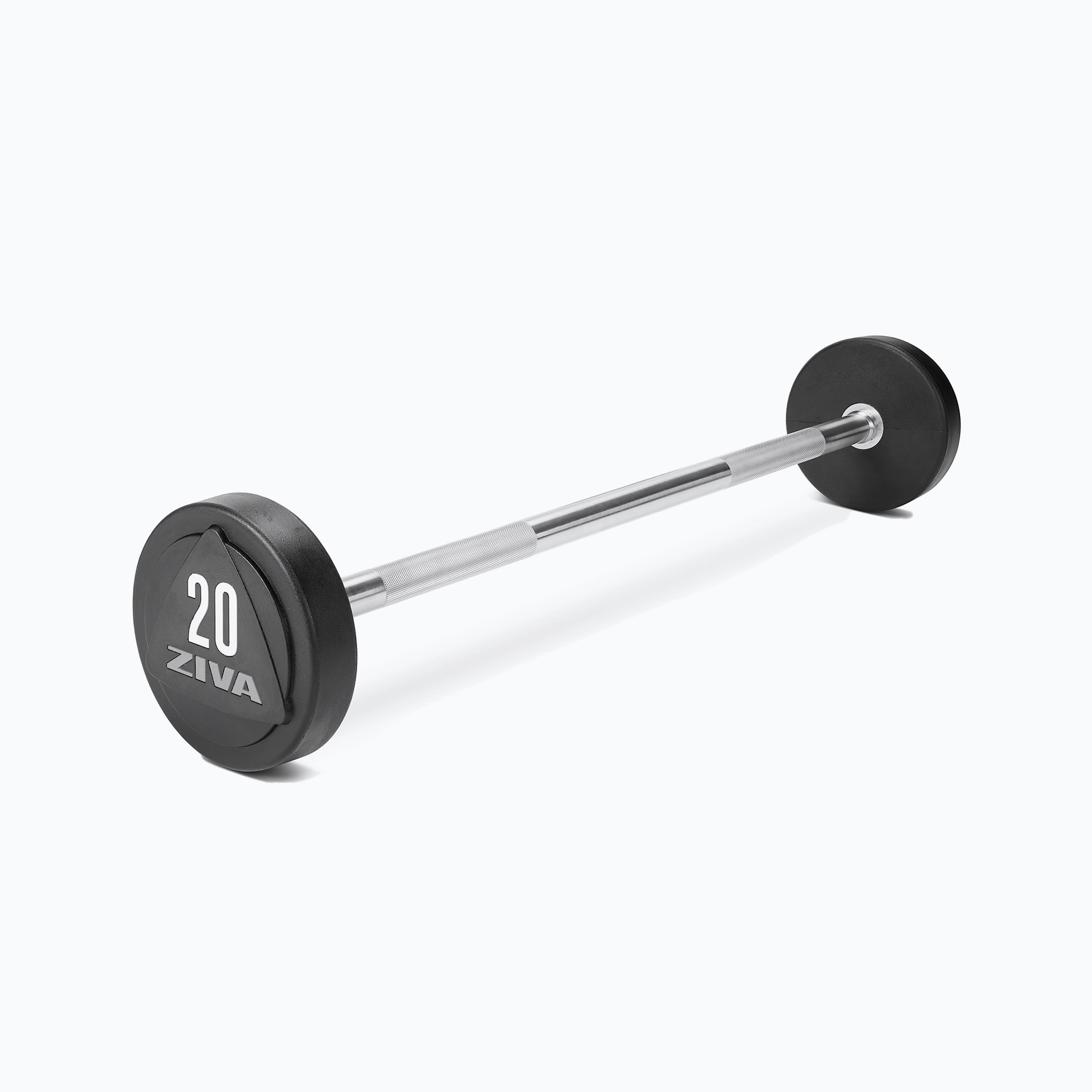 ZVO SOLID STEEL URETHANE BARBELLS