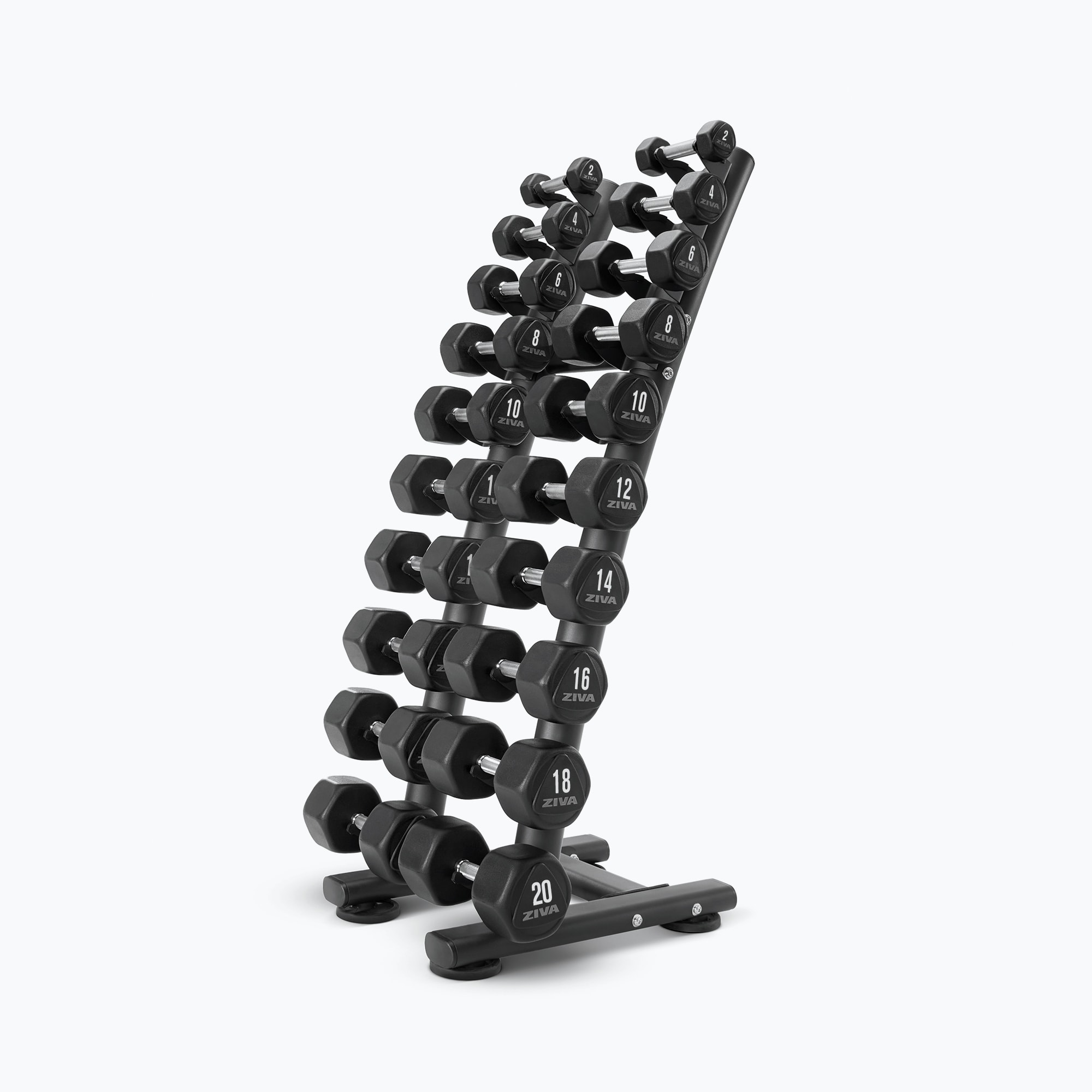 RACK E PARA HALTERES HEXAGONAL ST2 2,5-25 KG