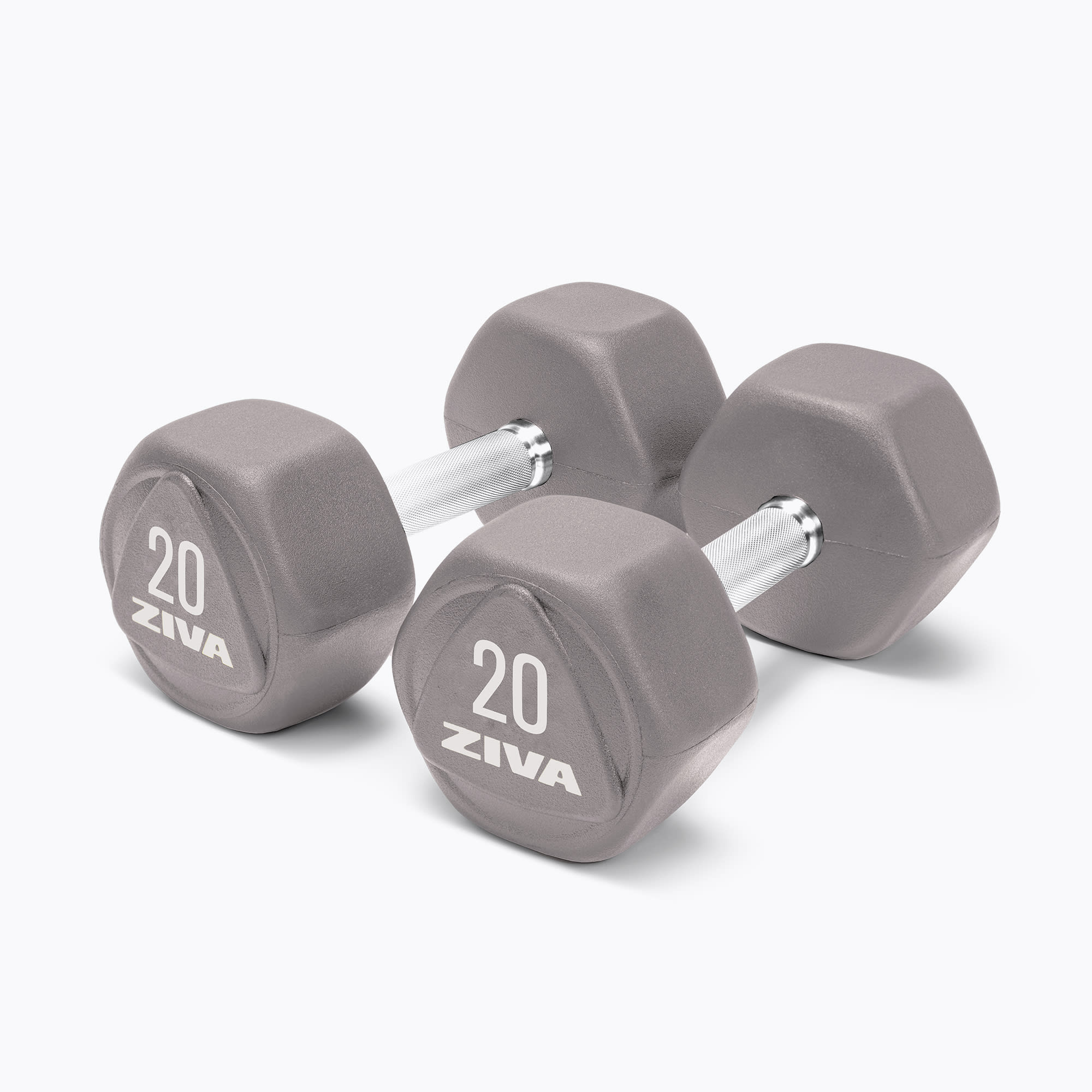 LUMINA HEXAGON URETHANE DUMBBELL SET 2.5 - 25KG (10 PAIRS)