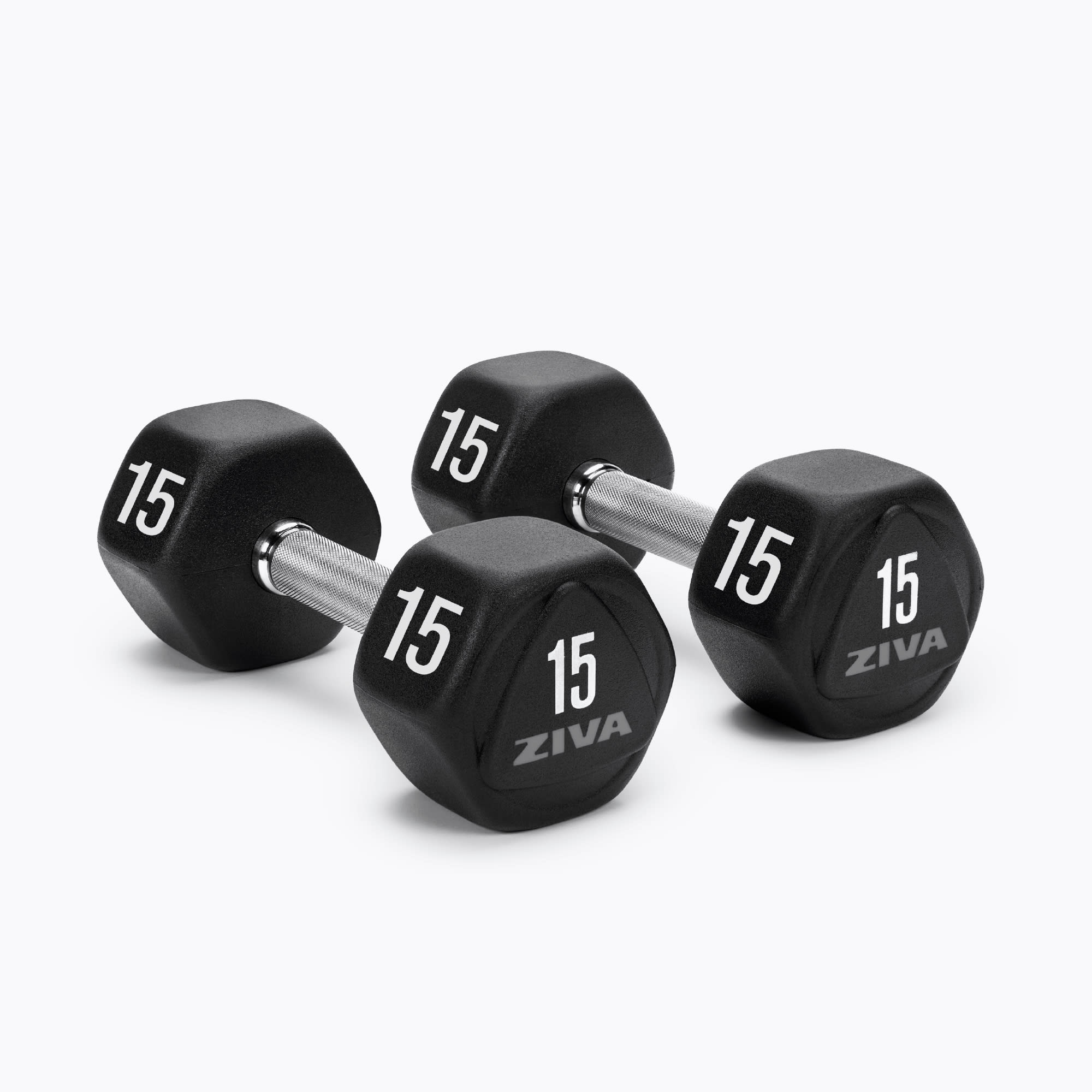 HIIT TPU HEXAGON DUMBBELLS (FLORESCENT INK)