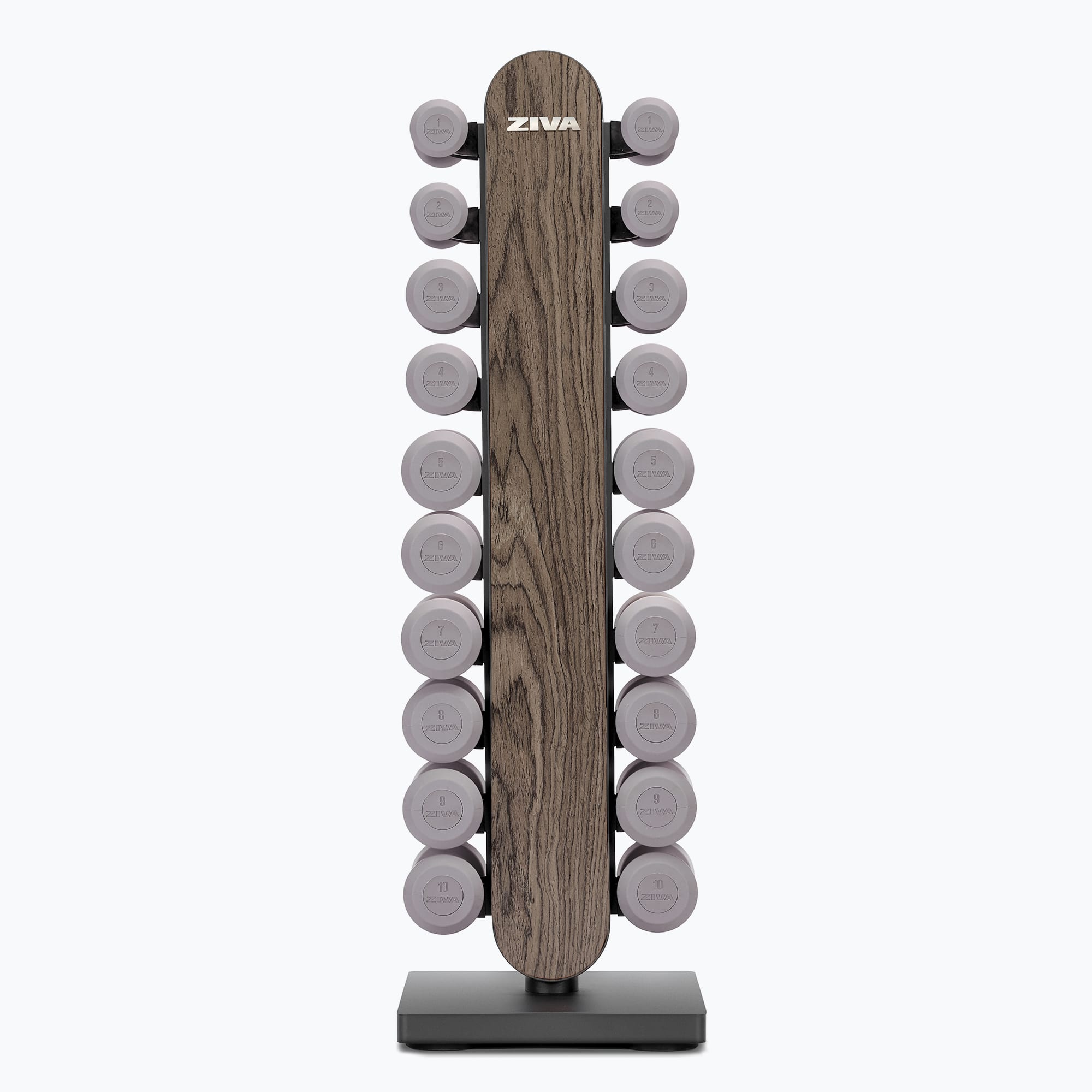 LUMINA URETHANE STUDIO DUMBBELL SET 2-20LB + LUMINA VERTICAL DUMBBELL RACK