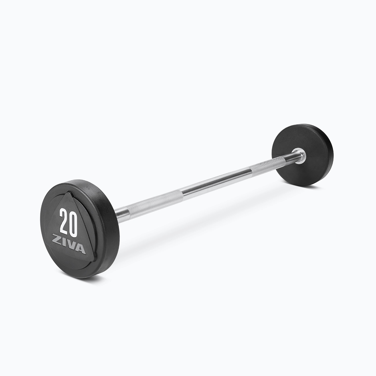 ZVO SOLID STEEL URETHANE BARBELLS