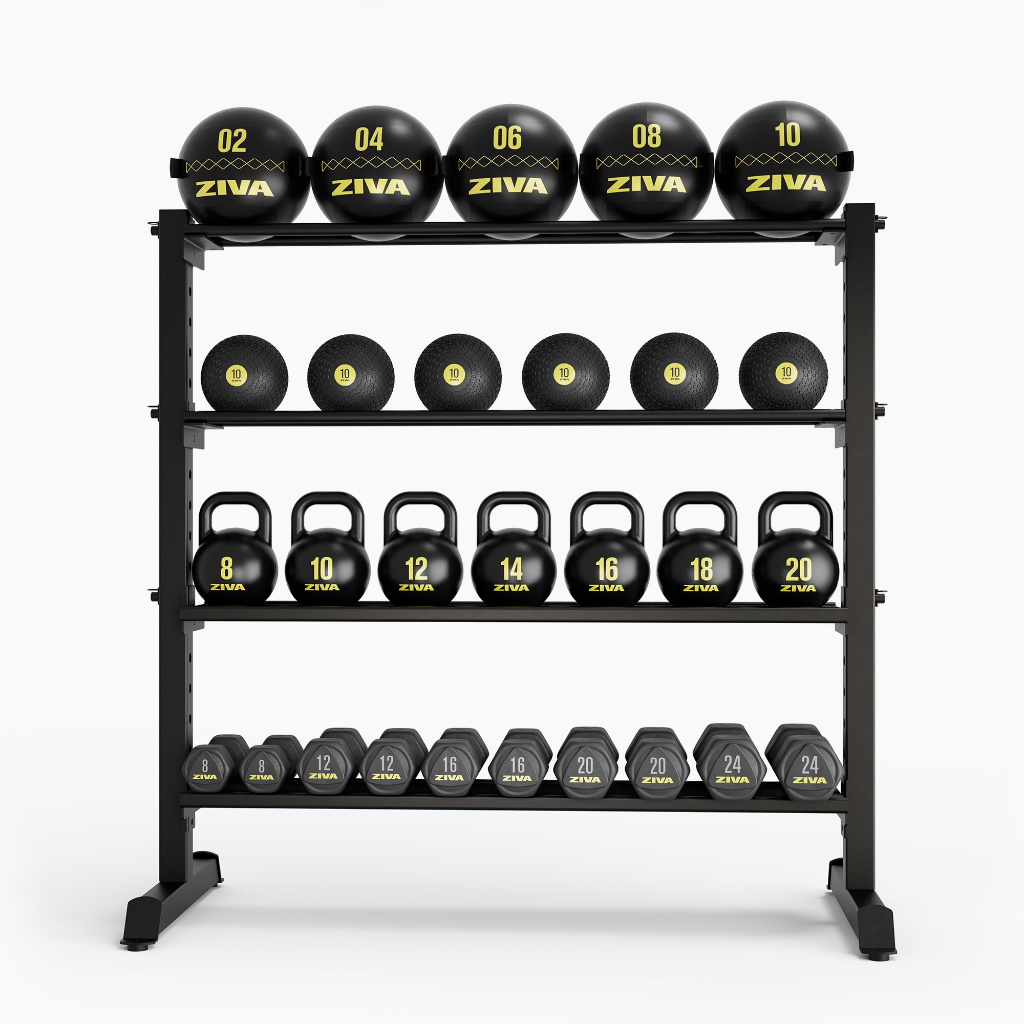 RACK DE ALMACENAMIENTO MULTIFUNCIONAL XP, 4 ESTANTES - ZIVA