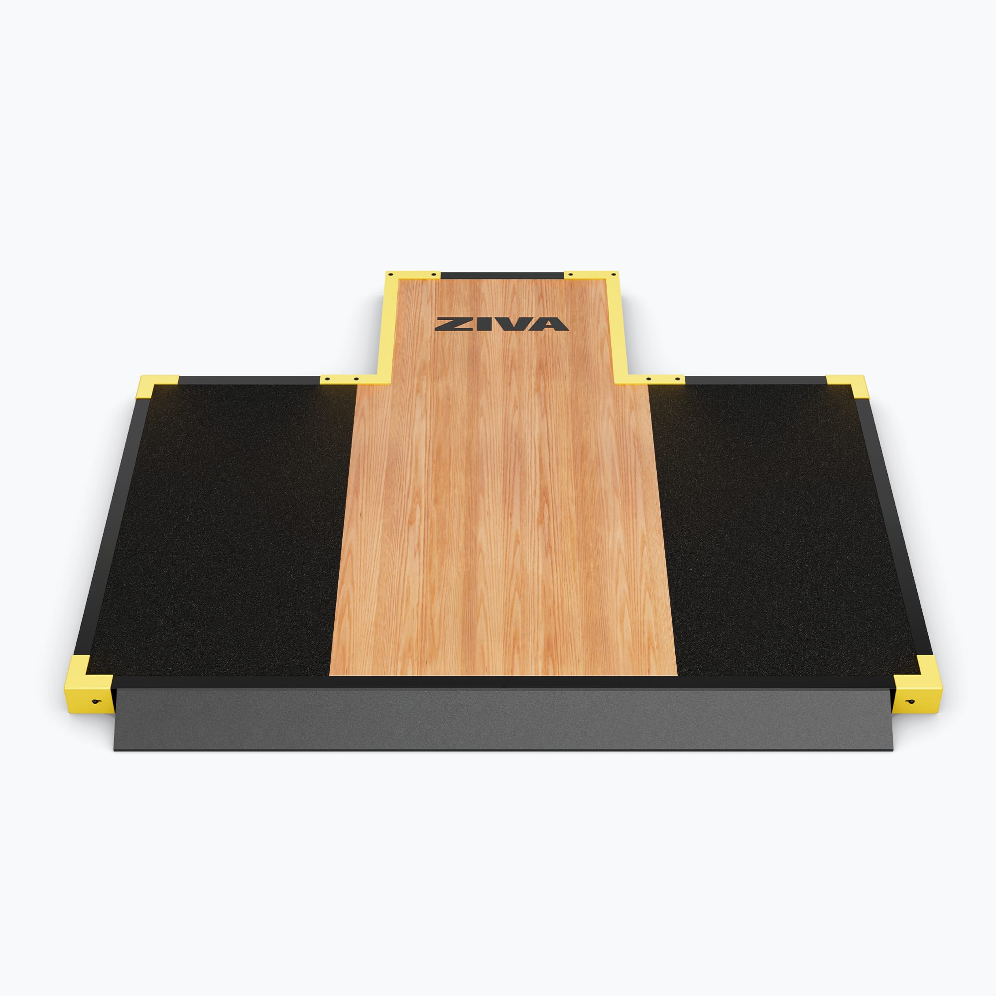 INOX POWER RACK WOODEN LIFTING PLATFORM 50MM WITH RAMP - ZIVA