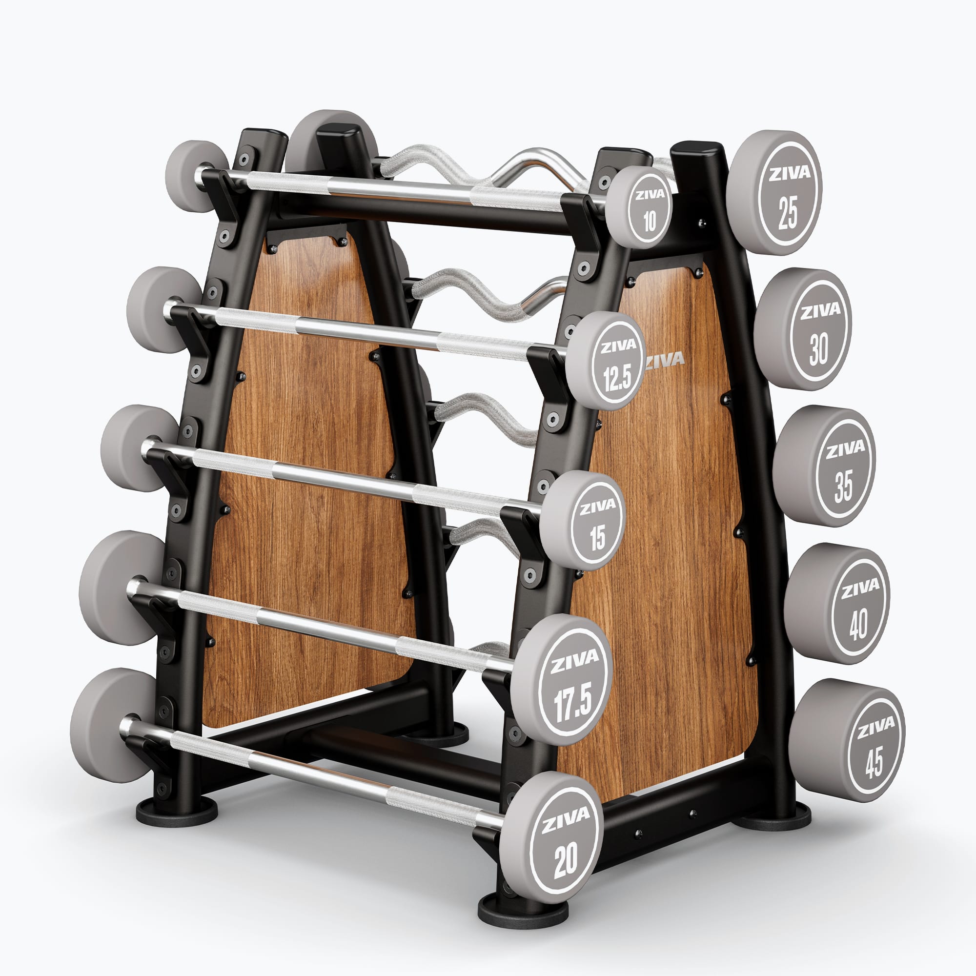 Pyramid Barbell Rack LUMINA 10-PIECE BARBELL RACK - ZIVA
