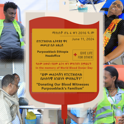PurposeBlack Blood Donation Campaign