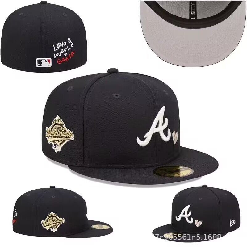 Atlanta Braves Cap (Black/Gold)