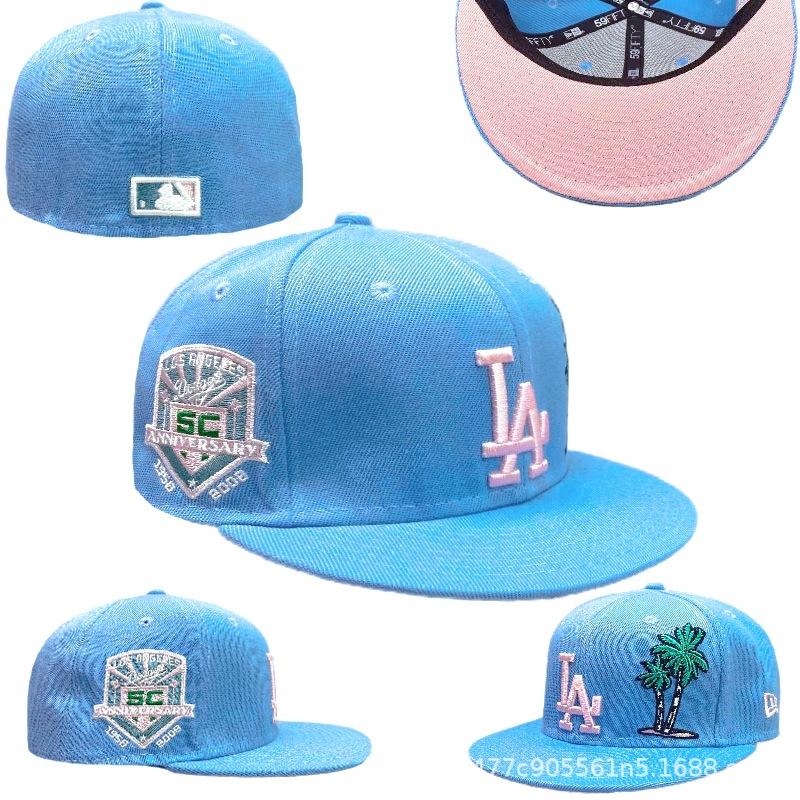 Los Angeles Dodgers Tropical Cap (Sky Blue)