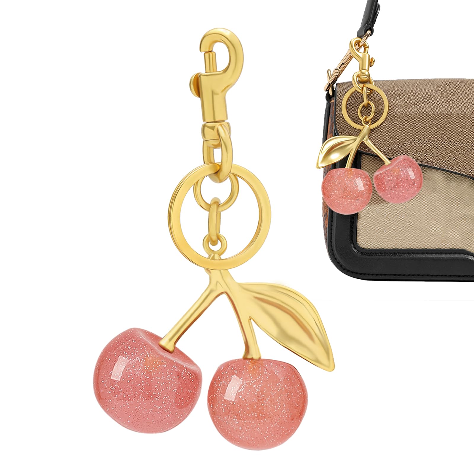 Cherry Bag Charm
