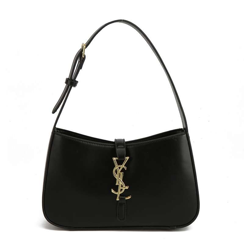 YSL Leather Hobo Shoulder Bag (BOXED)