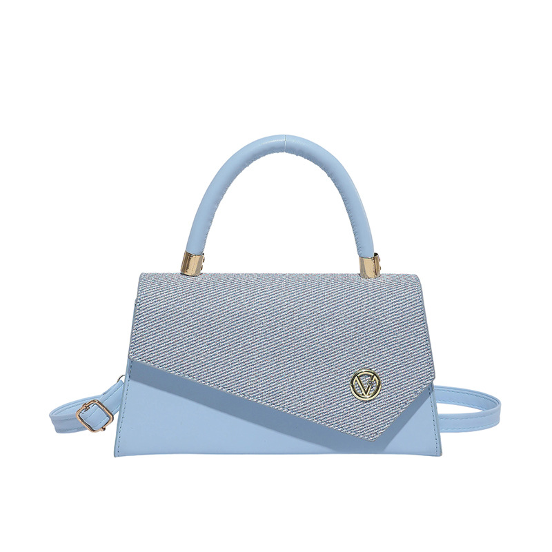 Diamond-Encrusted Bag - Blue
