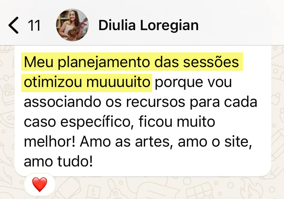 Depoimento da fonoaudióloga Diulia sobre o Criança Tagarela Clube