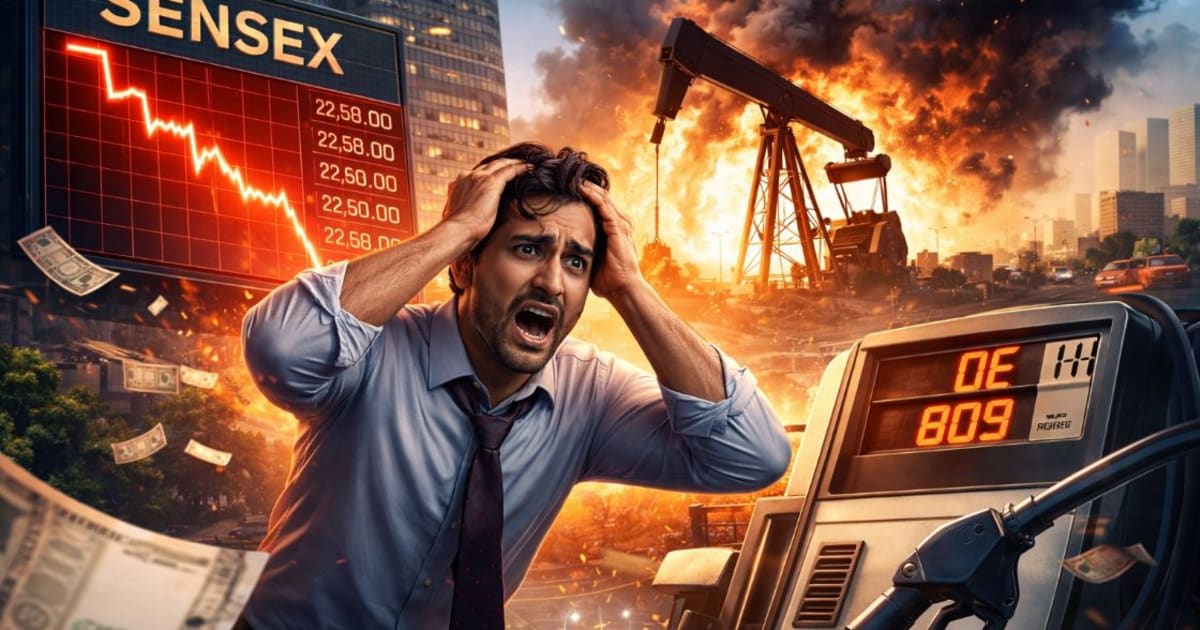 India's Sensex Crashes 2,400 Points: What $114 Oil Means for You