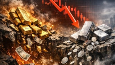 MCX Gold Crashes ₹8,800 to ₹1.44 Lakh; Silver Plunges 21% in March
