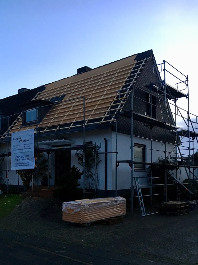 Einfamilienhaus Dach nachher