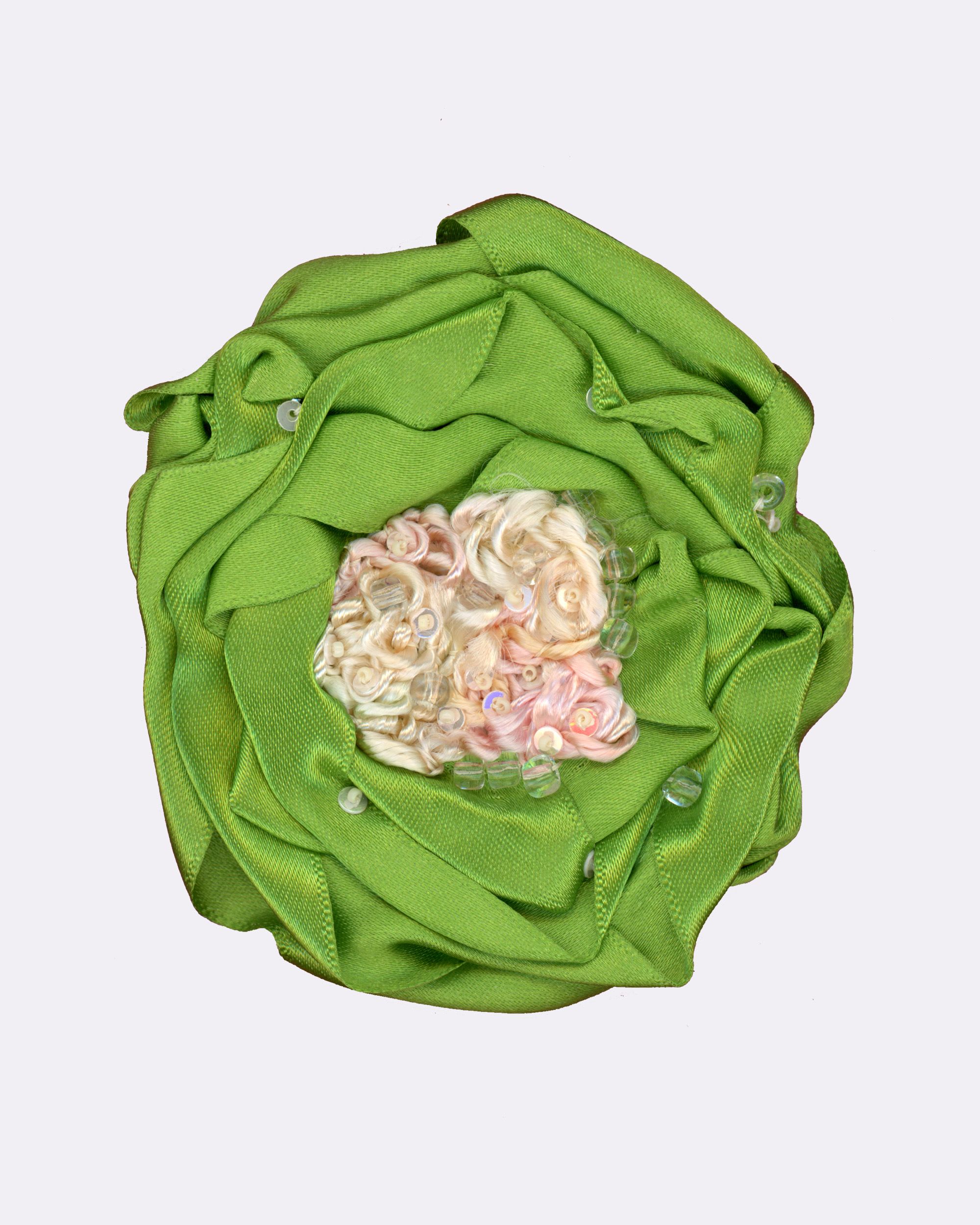 Fleur de danseuse verte