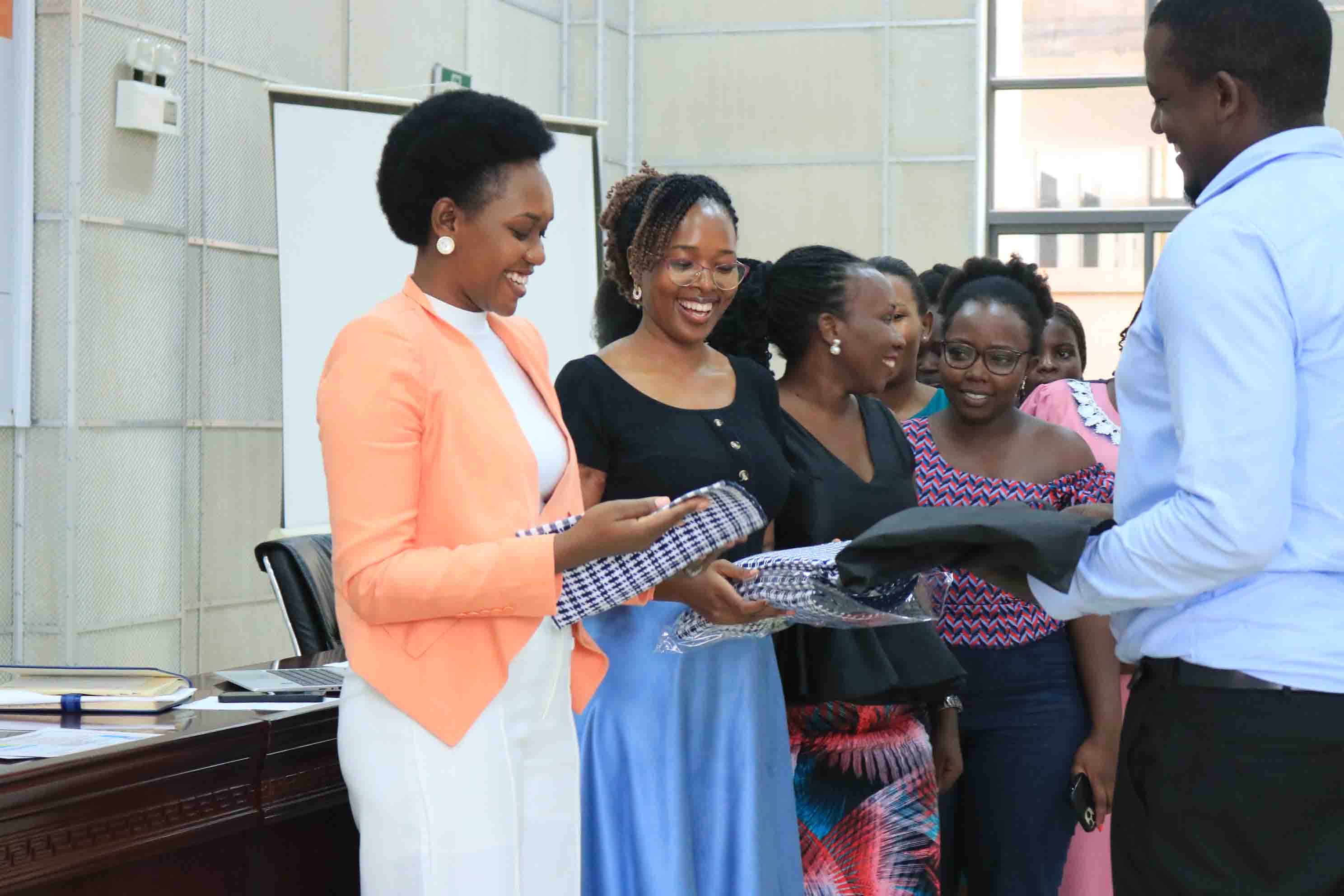 Hon. Nyamutoro Awards Bunyoro Kitara Kingdom Students in Textile Training gallery image 10