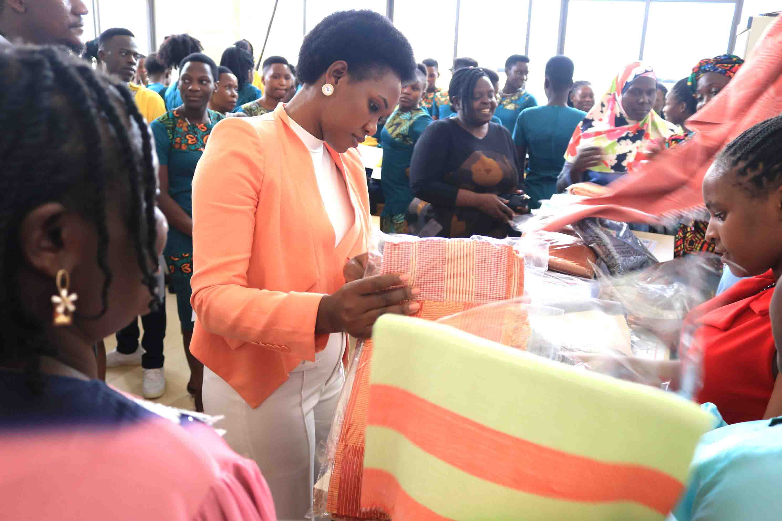 Hon. Nyamutoro Awards Bunyoro Kitara Kingdom Students in Textile Training gallery image 11