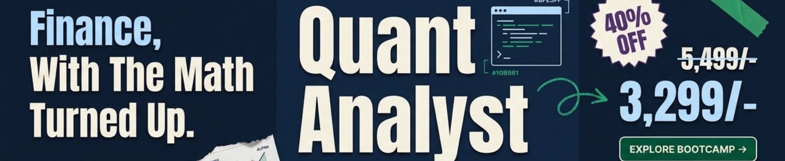 Breaking Into Quants Bootcamp — Fin Maverick
