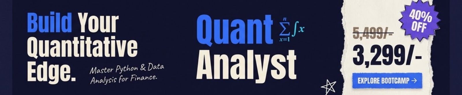 Breaking Into Quants Bootcamp — Fin Maverick