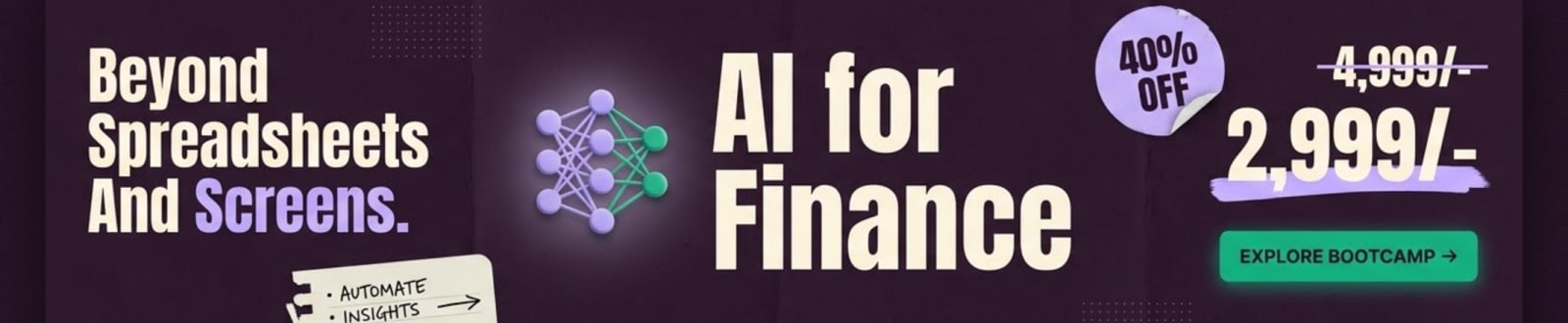 AI For Finance Bootcamp — Fin Maverick