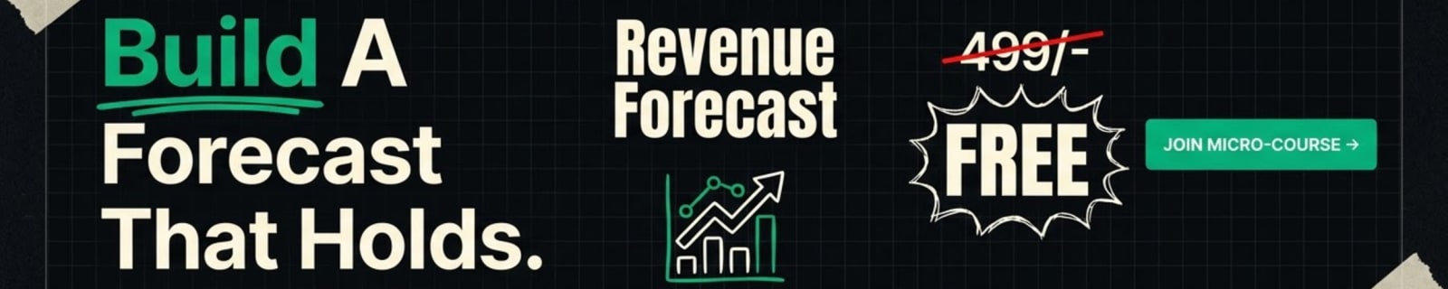 Building a Revenue Forecast From Drivers &mdash; free micro-course from Fin Maverick