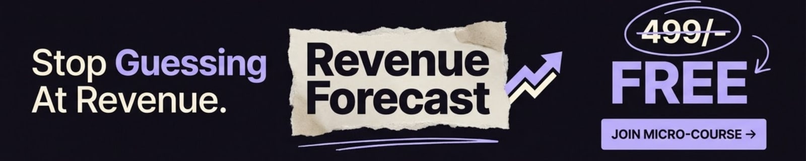 Building a Revenue Forecast From Drivers teaches you to forecast revenue from volume and price rather than from a growth rate.