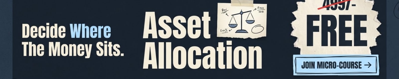 Strategic and Tactical Asset Allocation &mdash; free micro-course from Fin Maverick