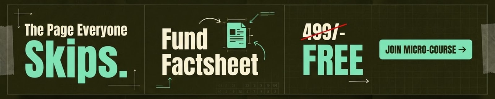 Reading a Fund Factsheet Properly &mdash; free micro-course from Fin Maverick