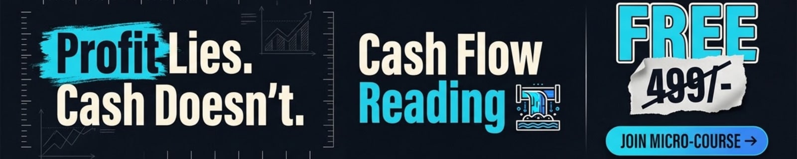 Reading a Cash Flow Statement &mdash; free micro-course from Fin Maverick