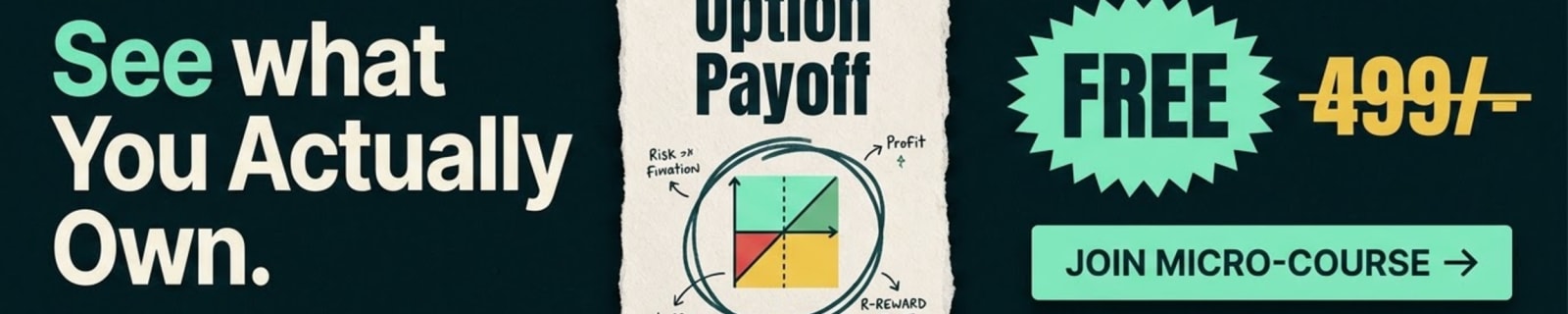 Reading an Option Payoff &mdash; free micro-course from Fin Maverick