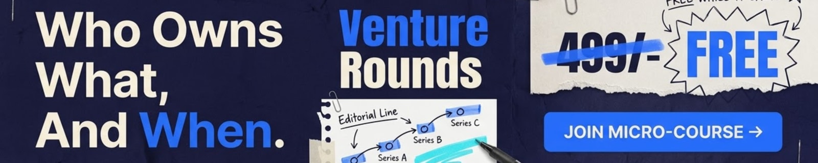 How a Venture Round Actually Works teaches you to follow a round from the first conversation to money in the bank account and know who decides what at each point.