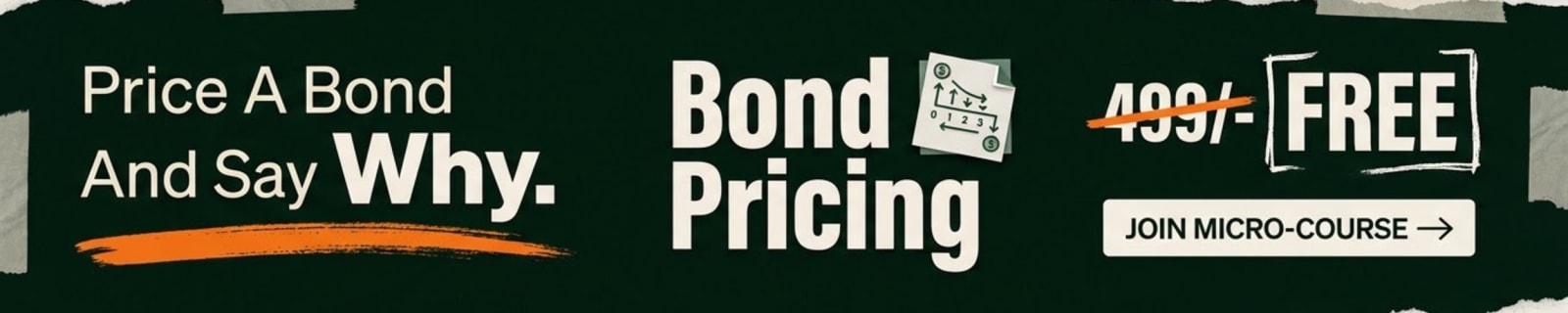 Bond Pricing and Yield Mechanics &mdash; free micro-course from Fin Maverick