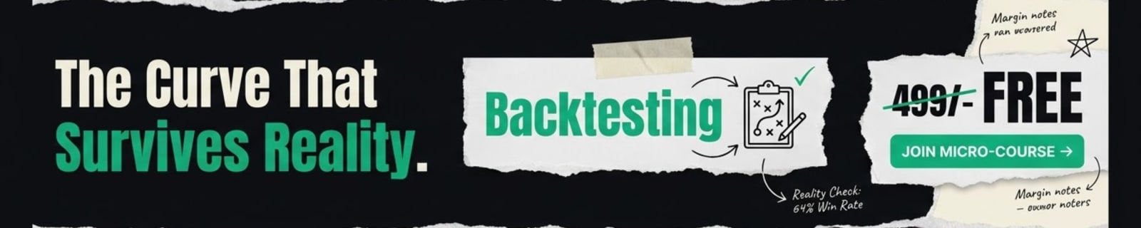 Backtesting a Strategy teaches you to build a backtest, name how it flatters itself, and state what the result establishes.