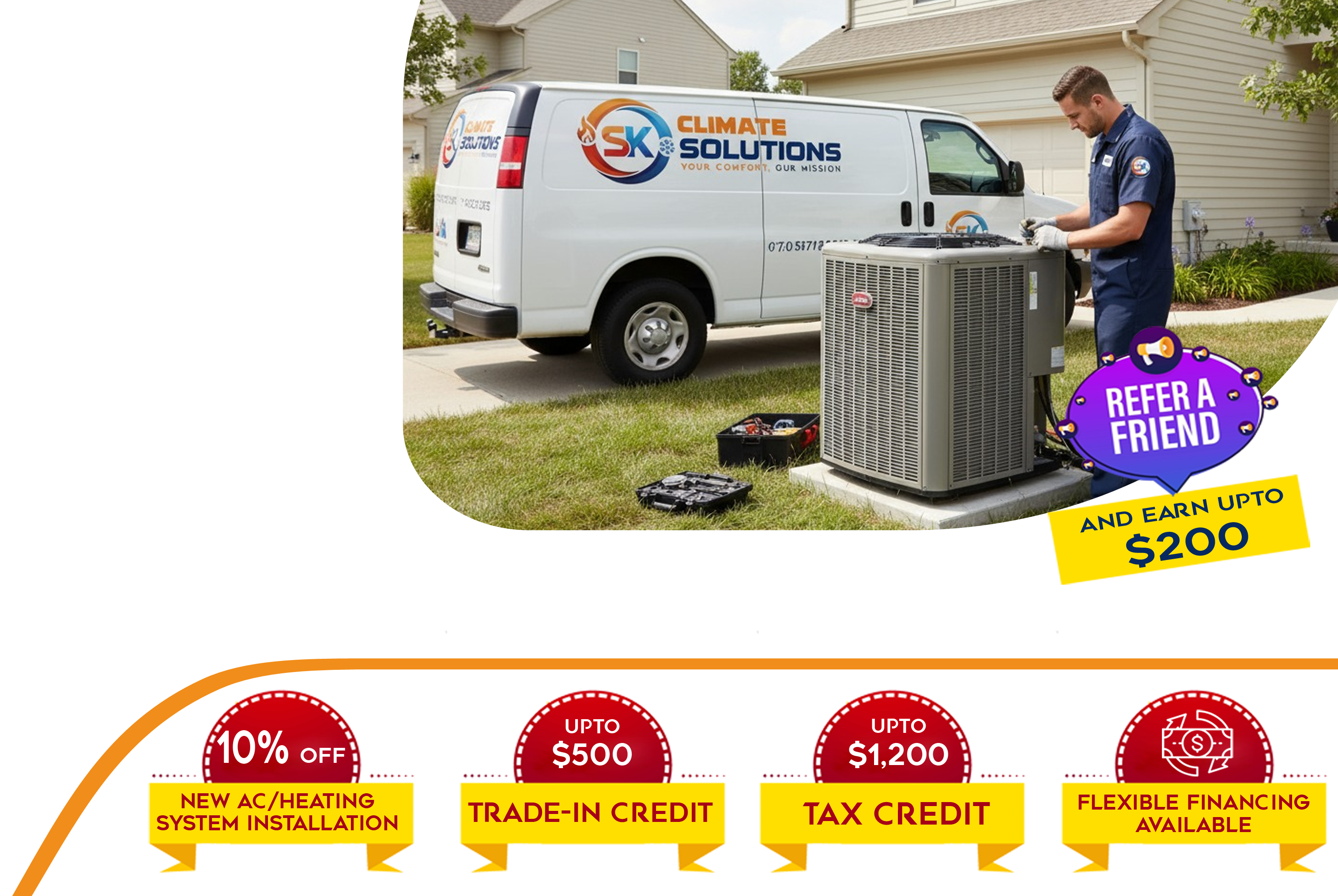 HVAC Technician at work