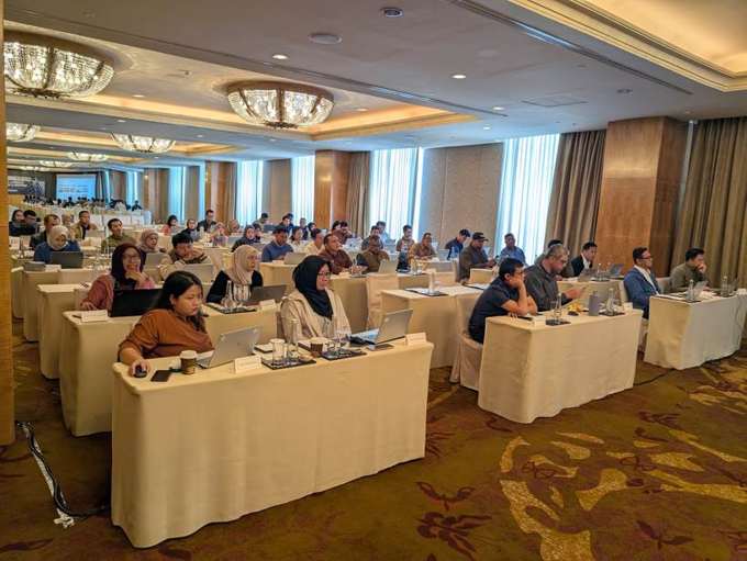 Suasana kelas pelatihan AI Bank Indonesia Lampung