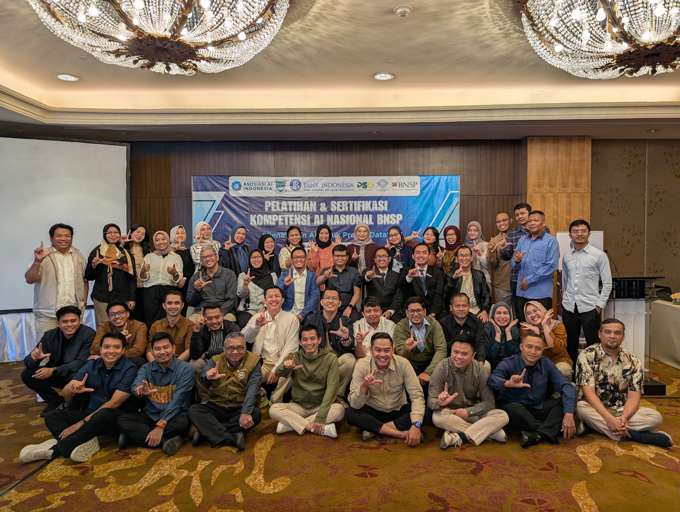 Foto bersama peserta pelatihan AI Bank Indonesia Lampung