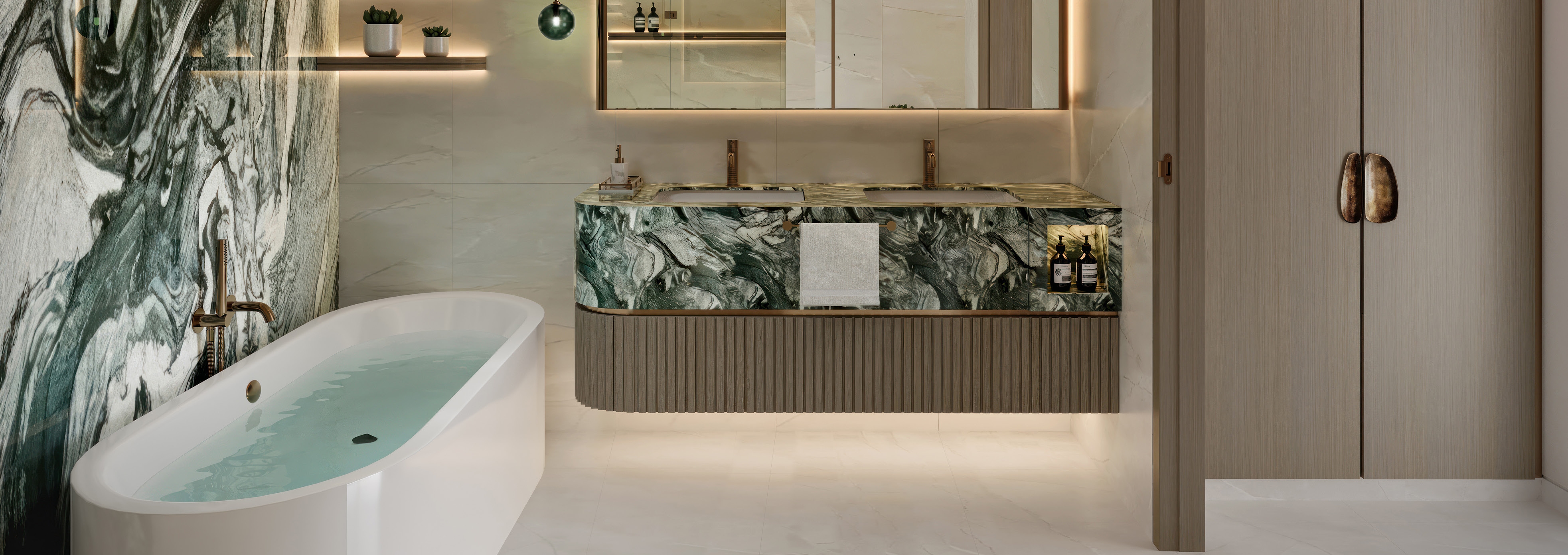 Premium interior finishes at Hilton Residences Abu Dhabi Al Raha