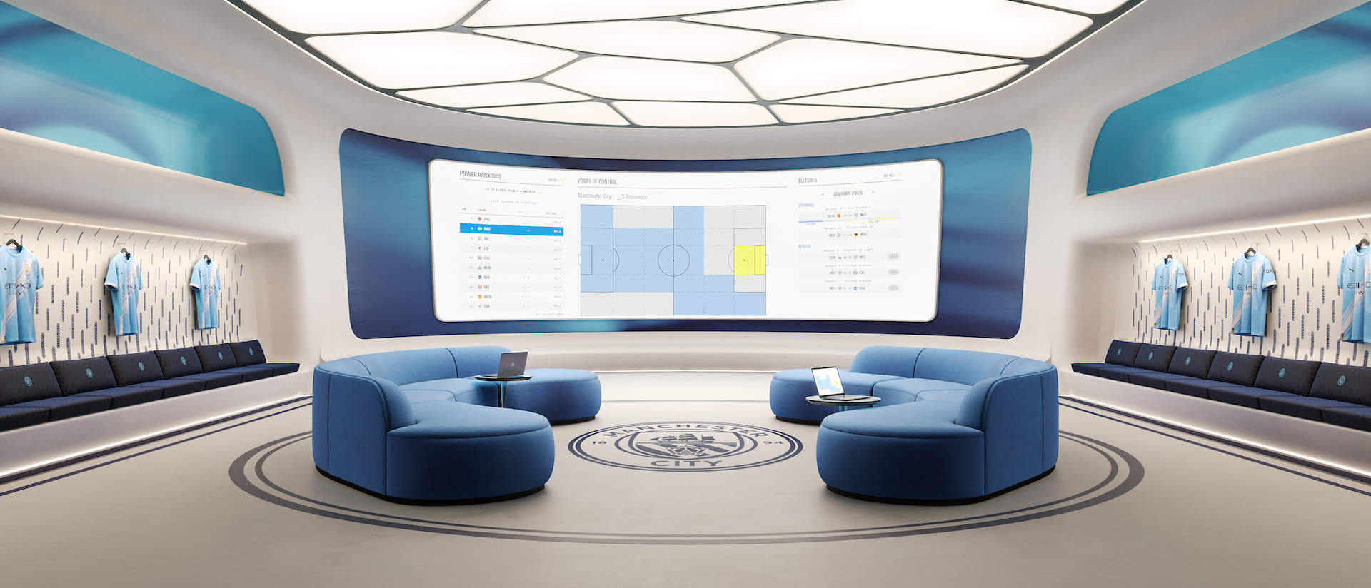 Manchester City Yas Residences by Ohana – Immersive Media Room