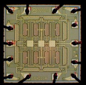 Die layout of good device