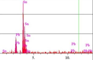 EDS of lead on EEPROM device sample 2