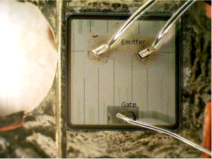 Emitter and Gate labeled